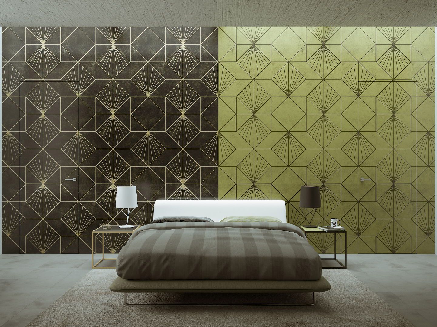 Заподлицо стены распашная дверь Scrigno BATTENTE50 ARCH-00125011