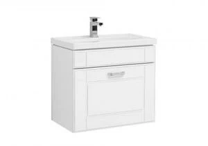 Тумба с раковиной Aquanet Рондо 70 белый антик (1 ящик)