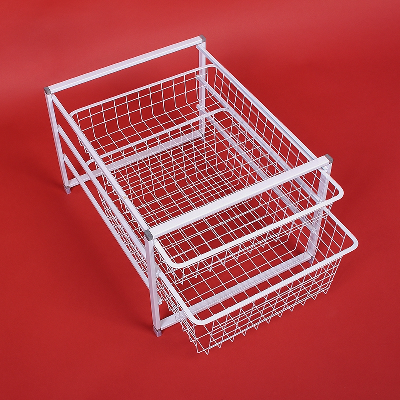 Сетчатая корзина для рамы , 555х410х185 мм, белый LJPS0358 Public Steel Россия  - Вид №2