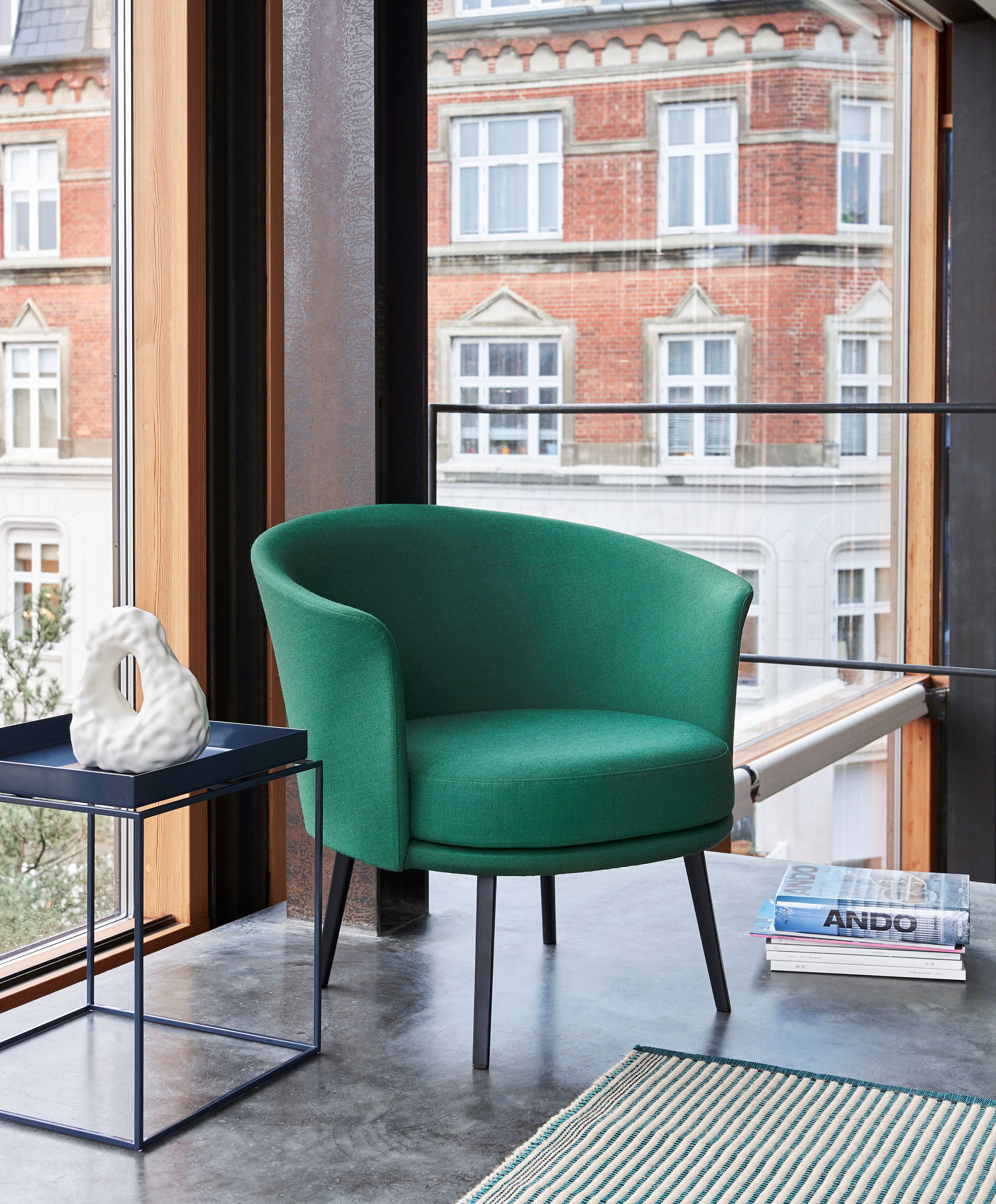 Квадратный стальной журнальный столик с подносом Hay Tray Table ARCH-00134098 - Вид №11