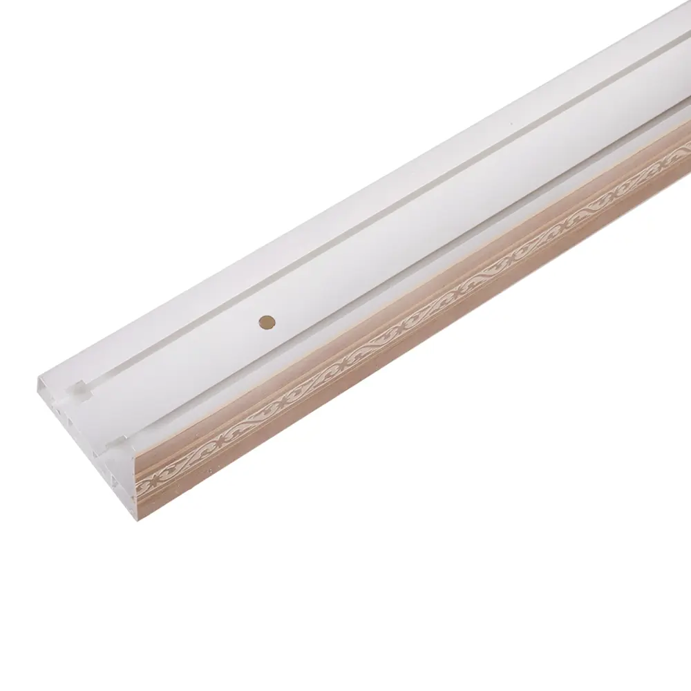 Карниз шинный двухрядный «Луи» в наборе 200 см цвет антик DOMLEGRAND STLM-2067060