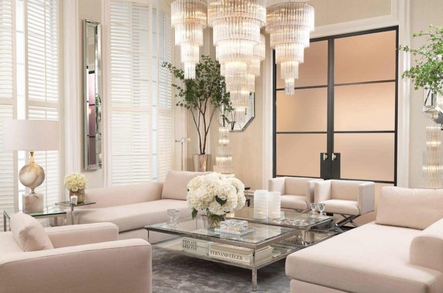 Люстра Alpina S от Eichholtz прозрачная 110013 EICHHOLTZ ДИЗАЙНЕРСКИЕ, EICHHOLTZ 061638 Прозрачный  - Вид №2