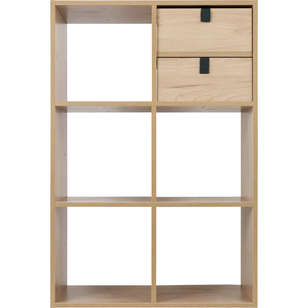 Стеллаж SPACEO KUB 3x2К, 70х104х31,7 см, цвет дуб 82037460 STLM-2099414  - Вид №3
