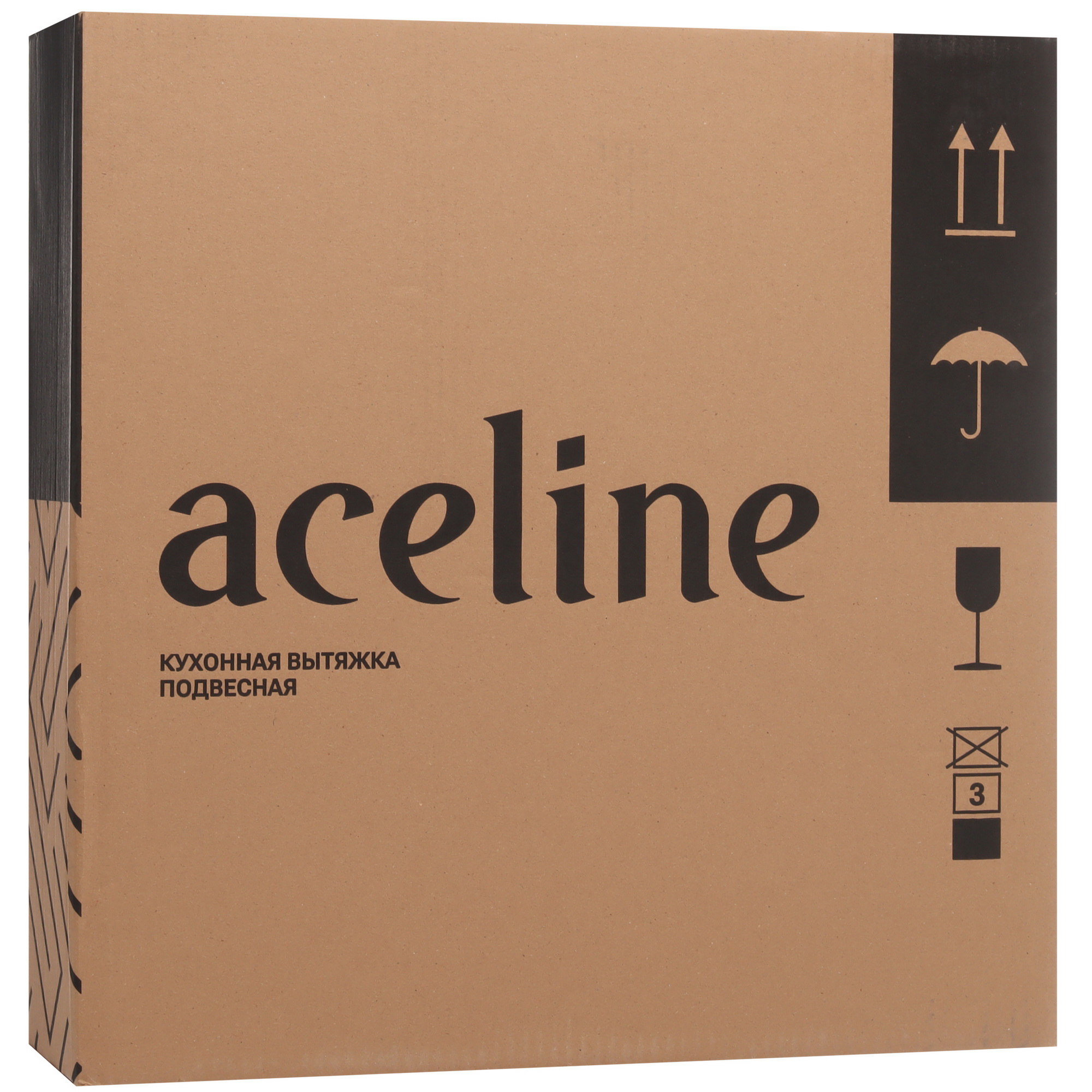 9072287 Вытяжка подвесная Aceline ES-50B черный/черный STDN-0007083 - Вид №11