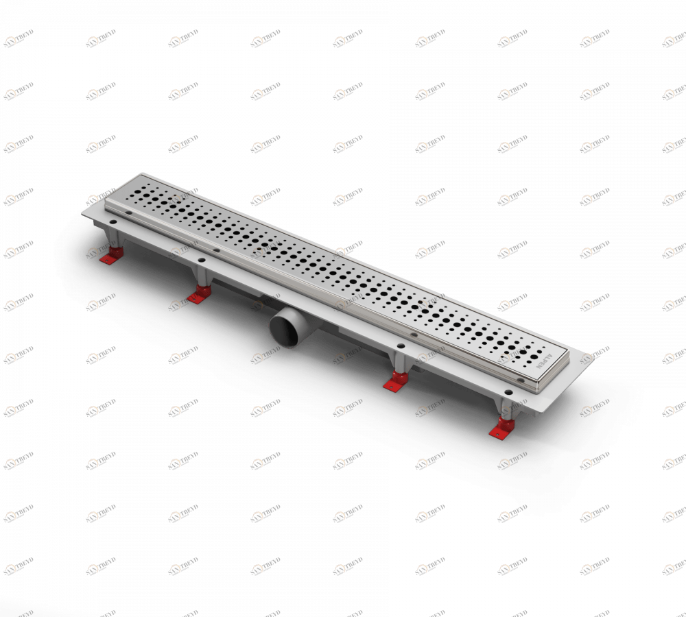 Водоотводящий желоб ALPEN Basic ALP-850BN с рамкой 