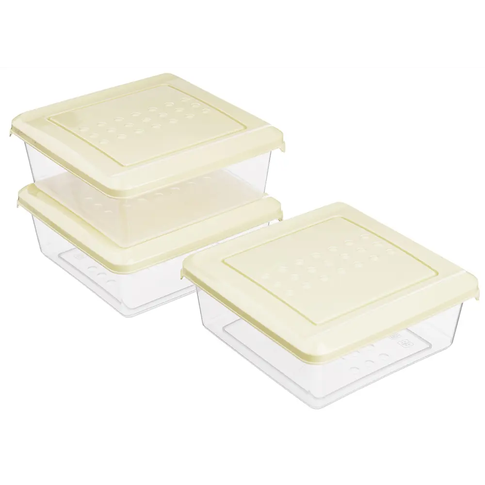 IDI LAND Контейнеры для хранения продуктов 500 мл, 3 шт - герметичные и практичные 85320155 STLM-0061336 - Вид №1