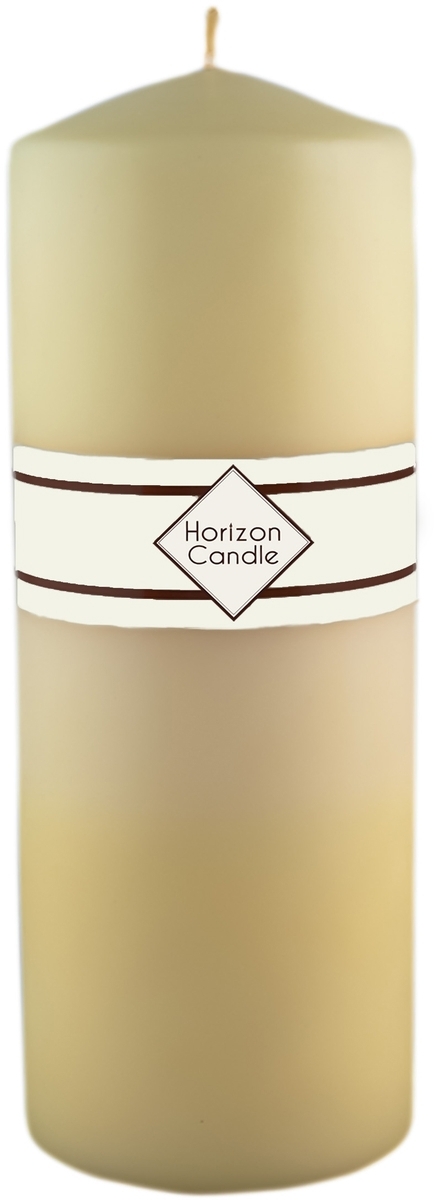 91017976 Свеча Horizon Candles столбик высота 200 мм d 70 мм кремовая STLM-0443370 MIR LIGHT