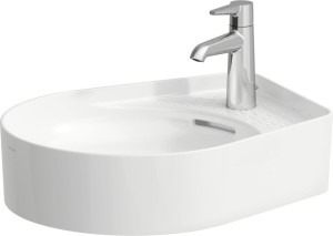 H8122810001091 Раковина-чаша, с полочкой и местом для смесителя LAUFEN PRO