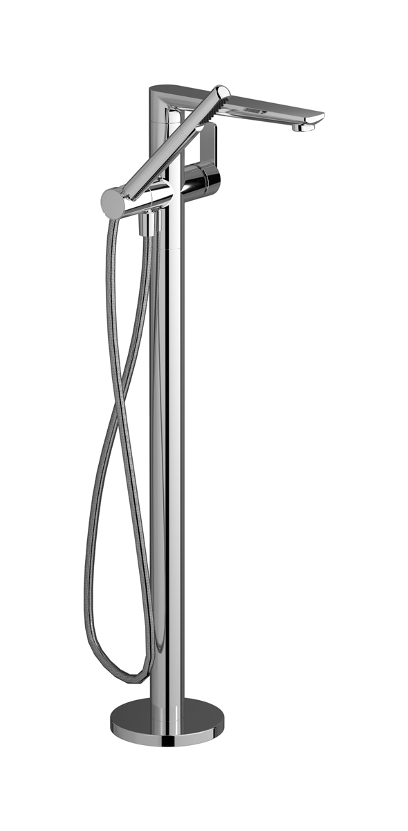 Напольный смесиель для ванны с встроенным душем. WE ARE IB c6399cc Chrome C-67