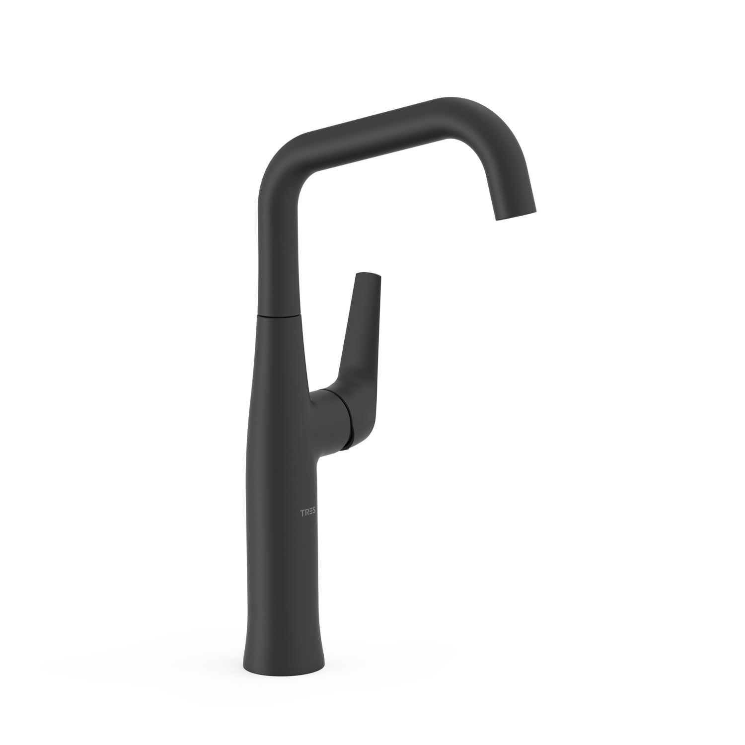 Смеситель для умывальника FUJI High с одной ручкой и боковым рычагом-28164701NM TRES