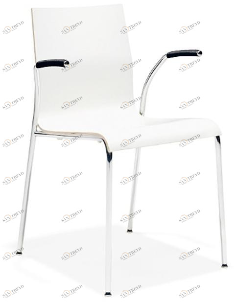 Casala Стул для конференций штабелируемый из меламина с подлокотниками Noa iii 750/10