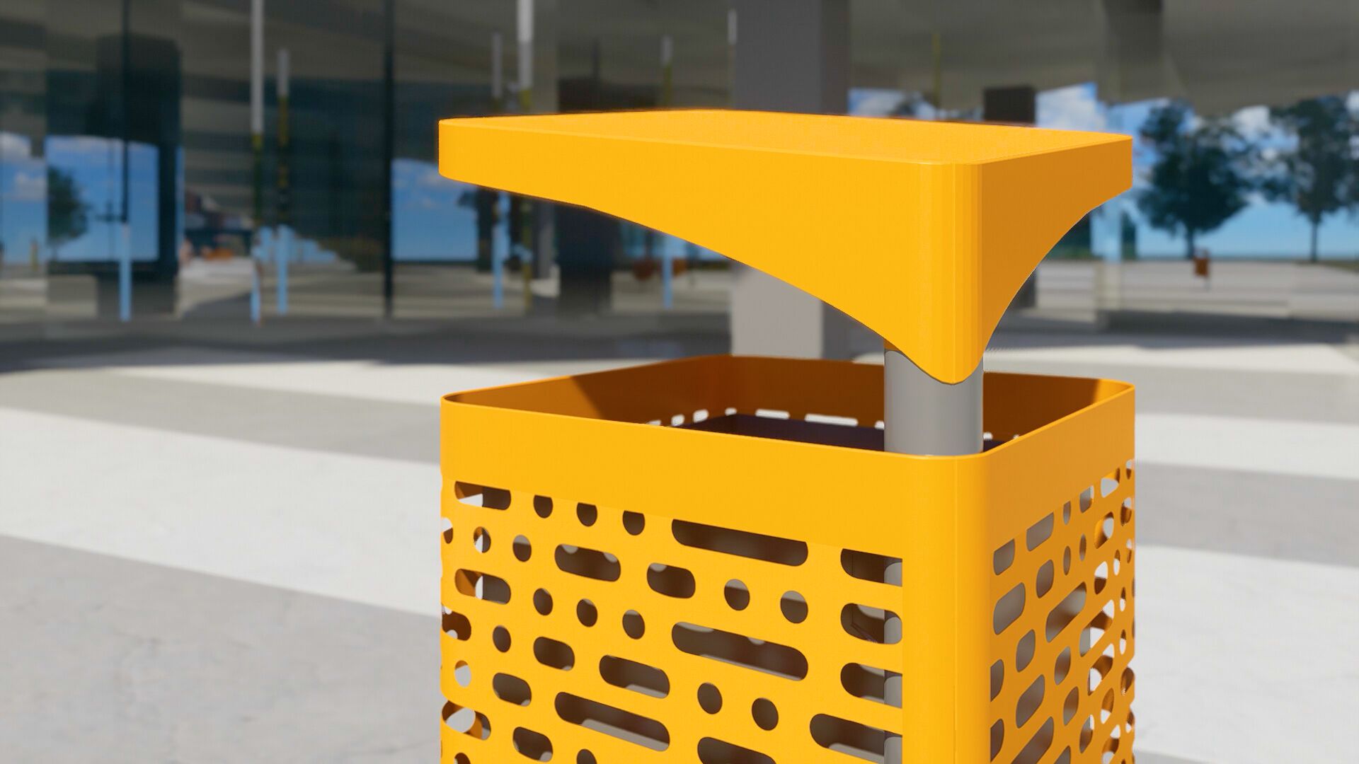 Наружная стальная стойка для мусора CITYSì Pivot ARCH-00085194 - Вид №6