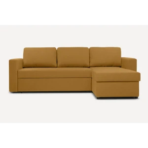 92008765 Раскладной диван Divan.ru Порту 226x90x155 см рогожка цвет жёлтый STLM-1448932