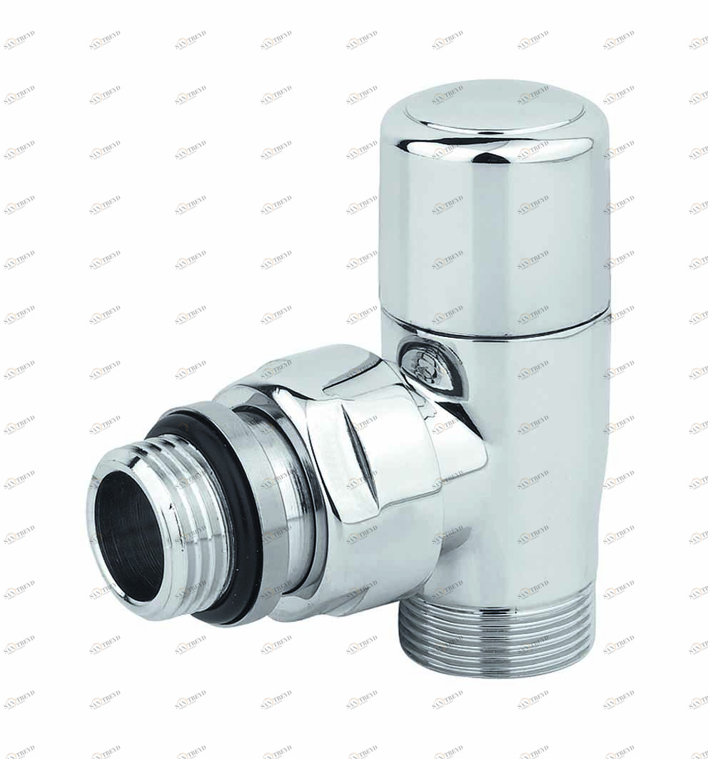 Carlo Poletti V77210M Клапан термостатический коаксиальный, правый или левый, с подключением для стальной трубы 