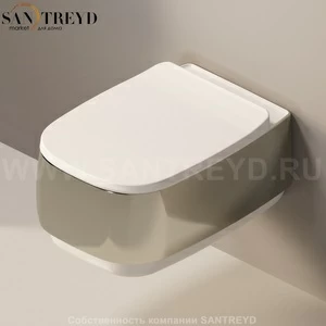 FG118GCR Подвесной унитаз настенный Хромированный Ceramica Flaminia Flag Италия