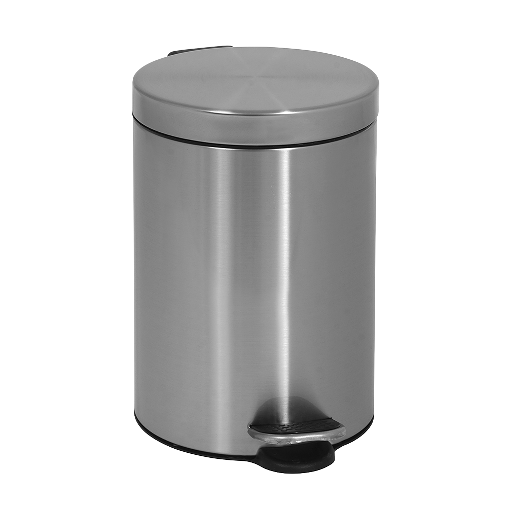 75156 Нержавеющee мусорное ведро с пластмассовой вкладкой SANELA 