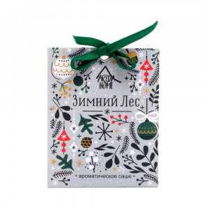 100-073 Аромасаше 8 х 10 см 45 г Зимний лес АР ARIDA HOME