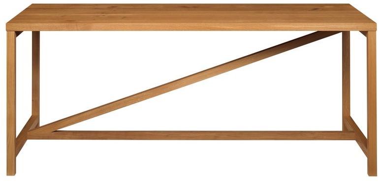 e15 Прямоугольный деревянный стол  Ta21  - Вид №1