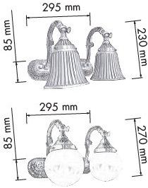 FEDE Бра из латуни  Fd1185/-86 Fd1185/-86--- - Вид №4