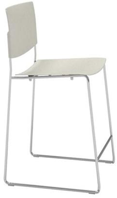 Andreu World Штабелируемый табурет на базе санок из технополимера с подставкой для ног Sit Bq1203-bq1204 - Вид №6