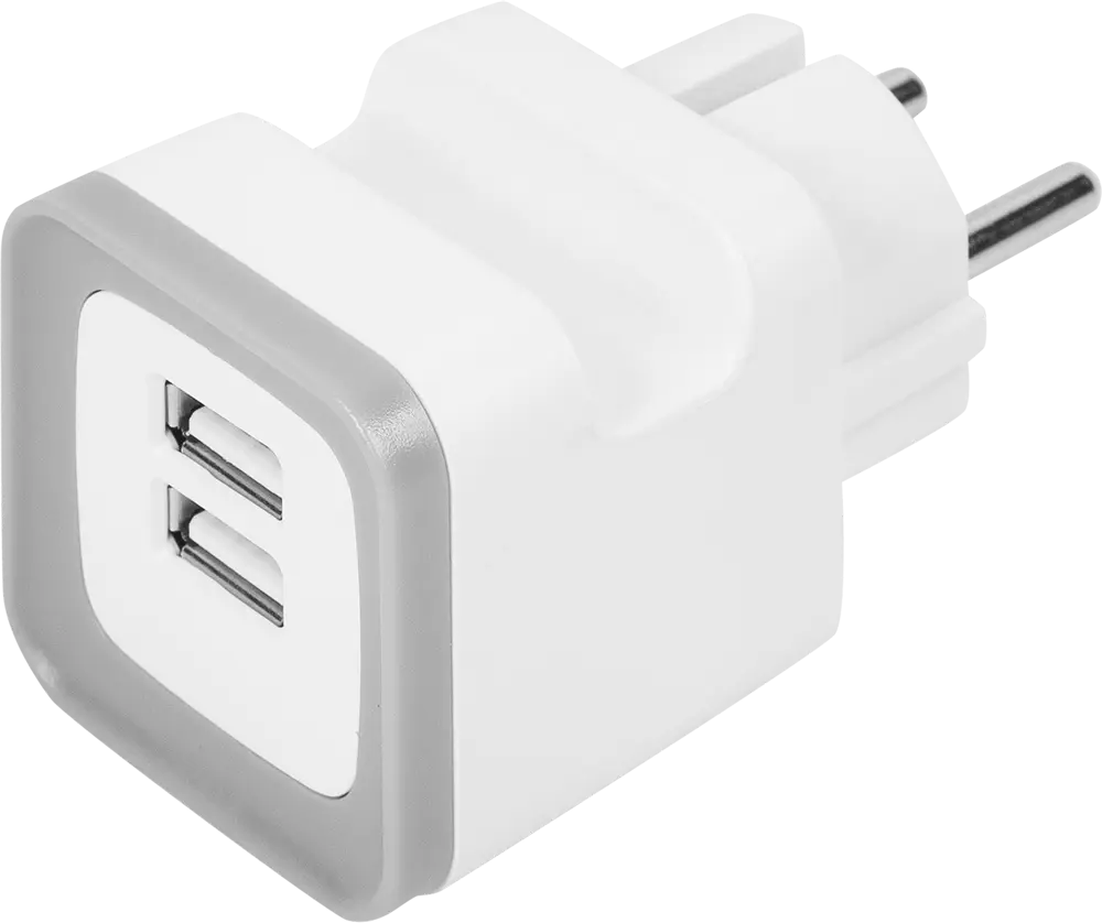 82999487 Зарядное устройство сетевое Electraline 2.4 А цвет белый STLM-0038657