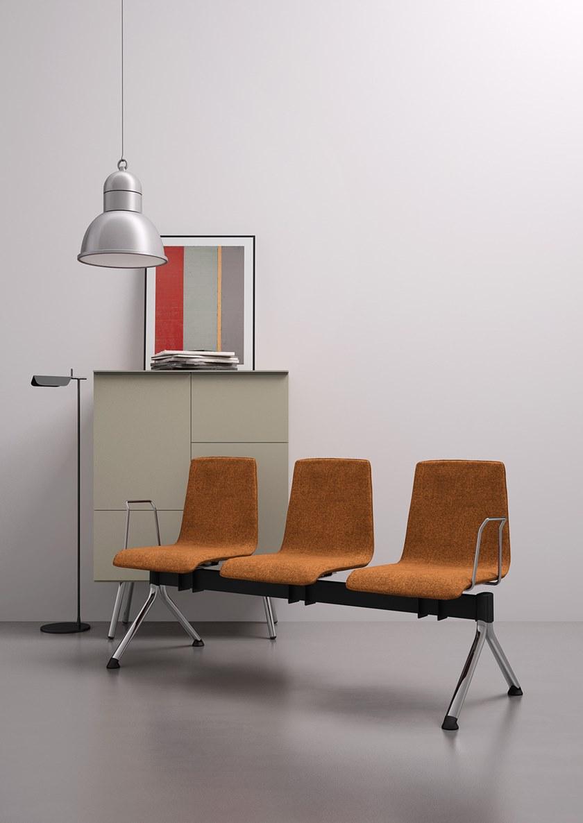 Leyform Сиденье на стальной балке с подлокотниками Zerosedici sun-id-1450054 - Вид №1