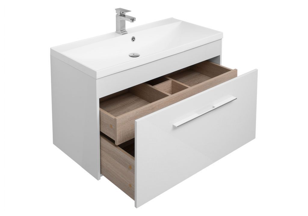 Мебель для ванной Aquanet Августа 100 белый 00225238 - Вид №3