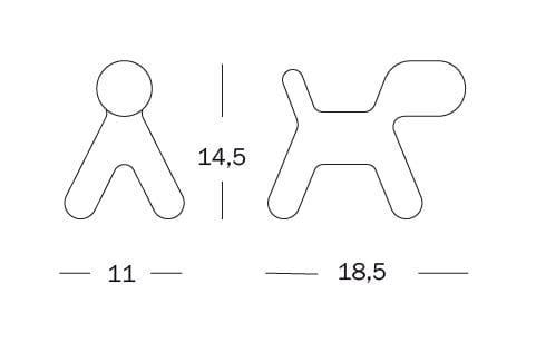 Полиэтиленовая игра Magis PUPPY VELVET XS ARCH-00125622 - Вид №7