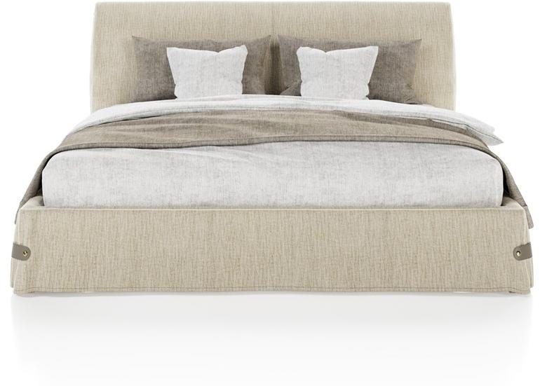 Liu Jo Living Collection Двуспальная кровать с обивкой из ткани Urban fan sun-id-1400463 - Вид №1