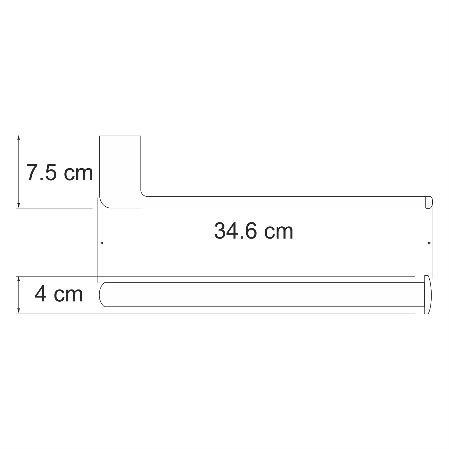 K-6851 Berkel Держатель полотенец WasserKRAFT Berkel K-6800  - Вид №2