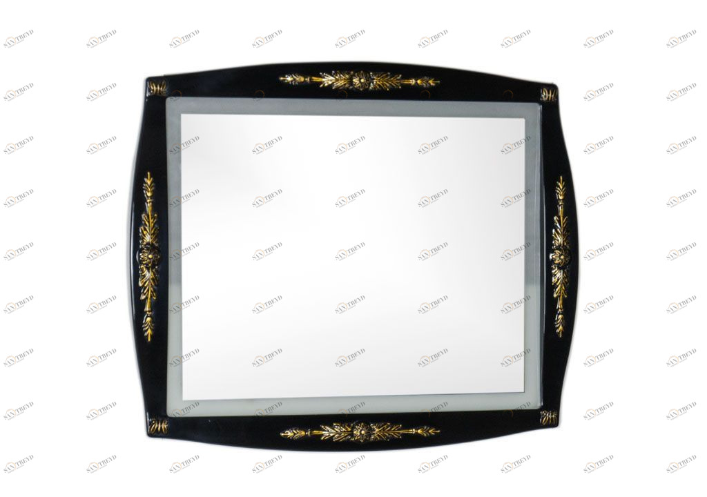 Зеркало Aquanet Виктория 90 черный/золото 00183928