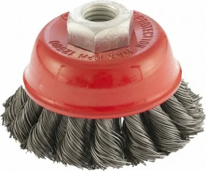 Щетка для УШМ по металлу жесткая D 65 мм Креост