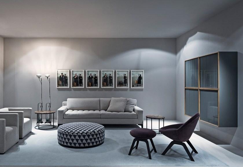 Meridiani Низкий табурет из ткани с подставкой для ног Jo & jill sun-id-1483934 - Вид №2