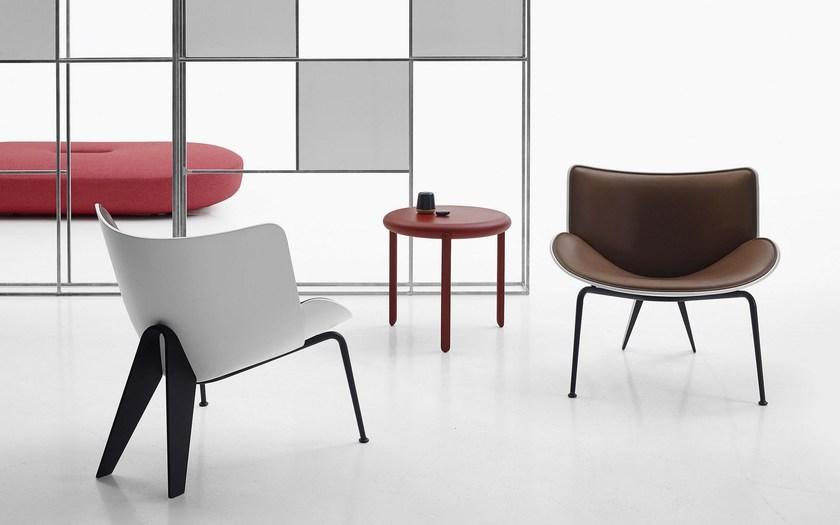 B&B Italia Круглый деревянный журнальный столик Maru sun-id-1365681 - Вид №3