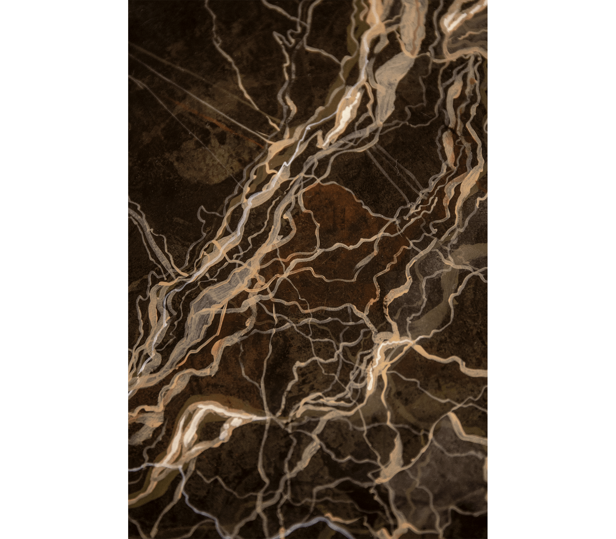 0-038 Монохромный коричневый столик из искусственного мрамора Boca Do Lobo  - Вид №5