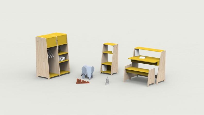 Mathy by Bols Письменный стол в мдф Asymetry sun-id-1416153 - Вид №9