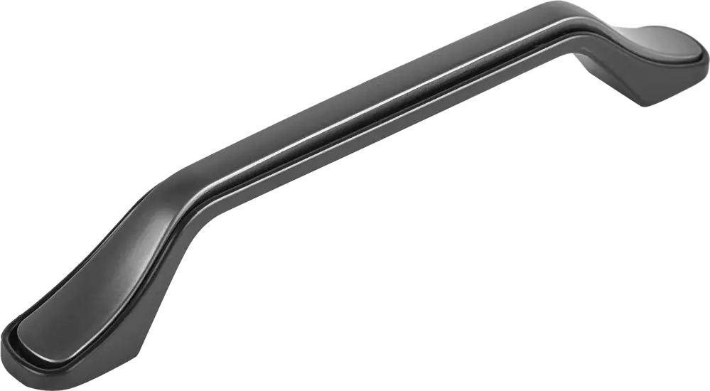 87377339 Ручка-скоба мебельная L4.026 ЦАМ 128 мм цвет графит STLM-1011231