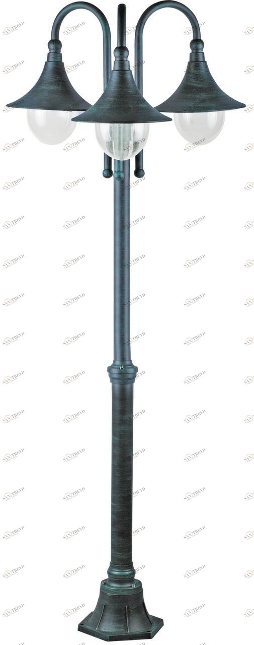 Садово-парковый светильник Arte Lamp Malaga A1086PA-3BG ARTE LAMP ФОНАРЬ 268771 Медь 