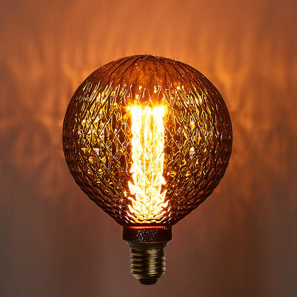 Лампочка декоративная G125LF дымчатая 4 Вт E27 8530 Voltega STLM-2000463