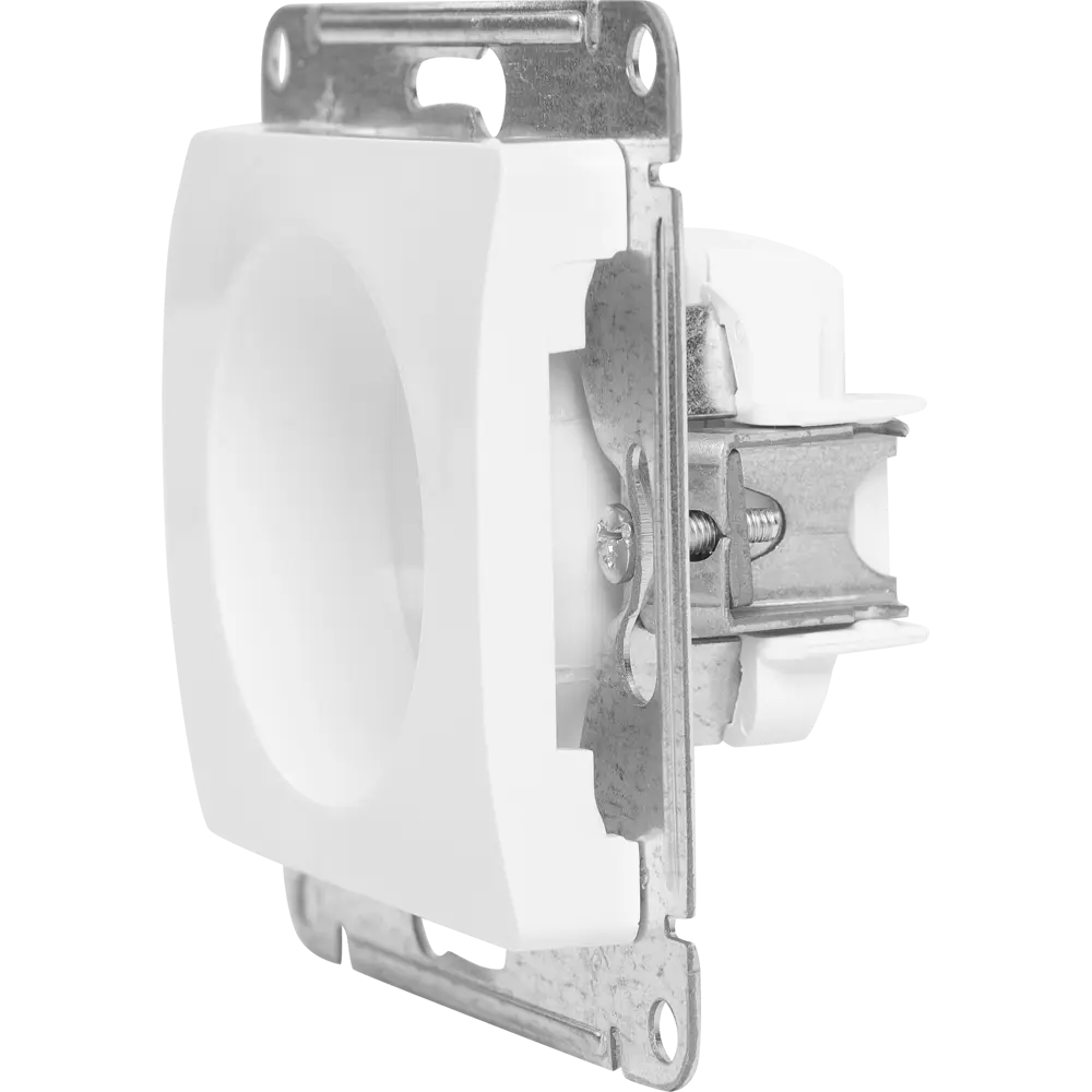Розетка встраиваемая Systeme Electric Glossa без заземления цвет молочный 84693600 STLM-2173587 - Вид №4