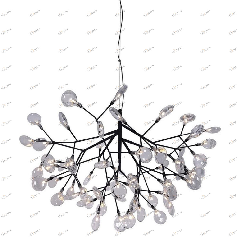 Подвесная люстра Crystal Lux Evita SP63 BLack/Transparent CRYSTAL LUX ДИЗАЙНЕРСКИЕ, EVITA 279335 Черный 
