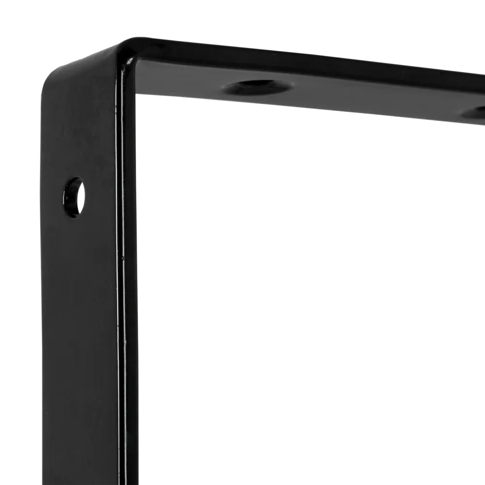 Кронштейн Larvij Angle 3 15x17.5 см сталь нагрузка до 1 кг цвет чёрный Англ STLM-2007166 - Вид №1