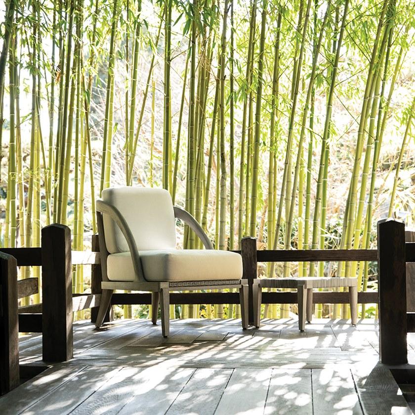 JANUS et Cie Садовое кресло из тика и janusfiber® с подлокотниками Rock garden sun-id-1505743 - Вид №5