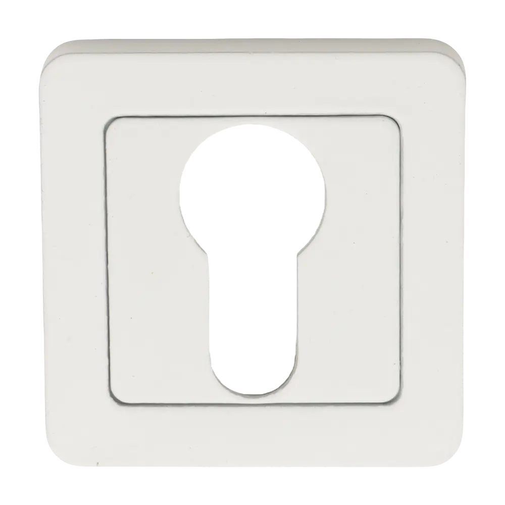 Накладка на замочную скважину Edson EDS-SC-Q1 51.3 мм цвет белый STLM-2036771