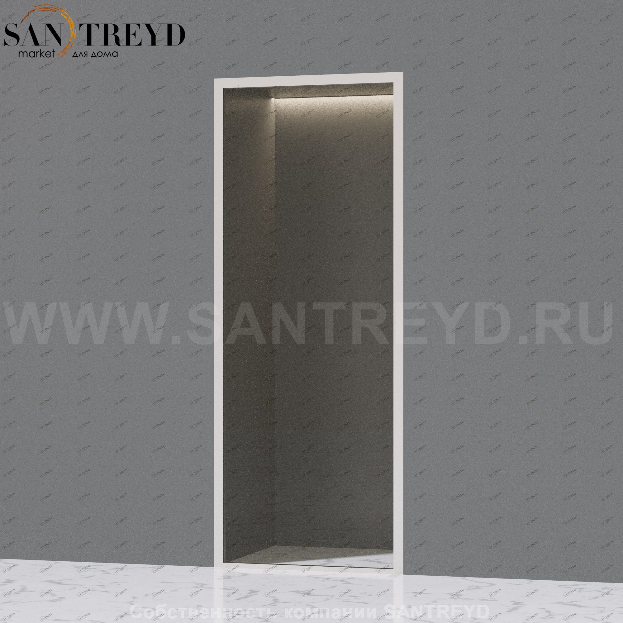 Effegibi SPAZIO Стеклянная панель. Размер: длина 91 см, высота 208 см S80