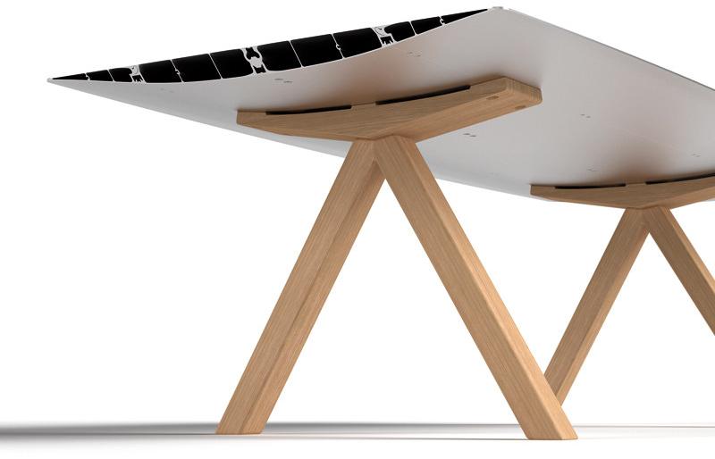 BD Barcelona Design Прямоугольный деревянный обеденный стол Extrusions sun-id-1395830 - Вид №1