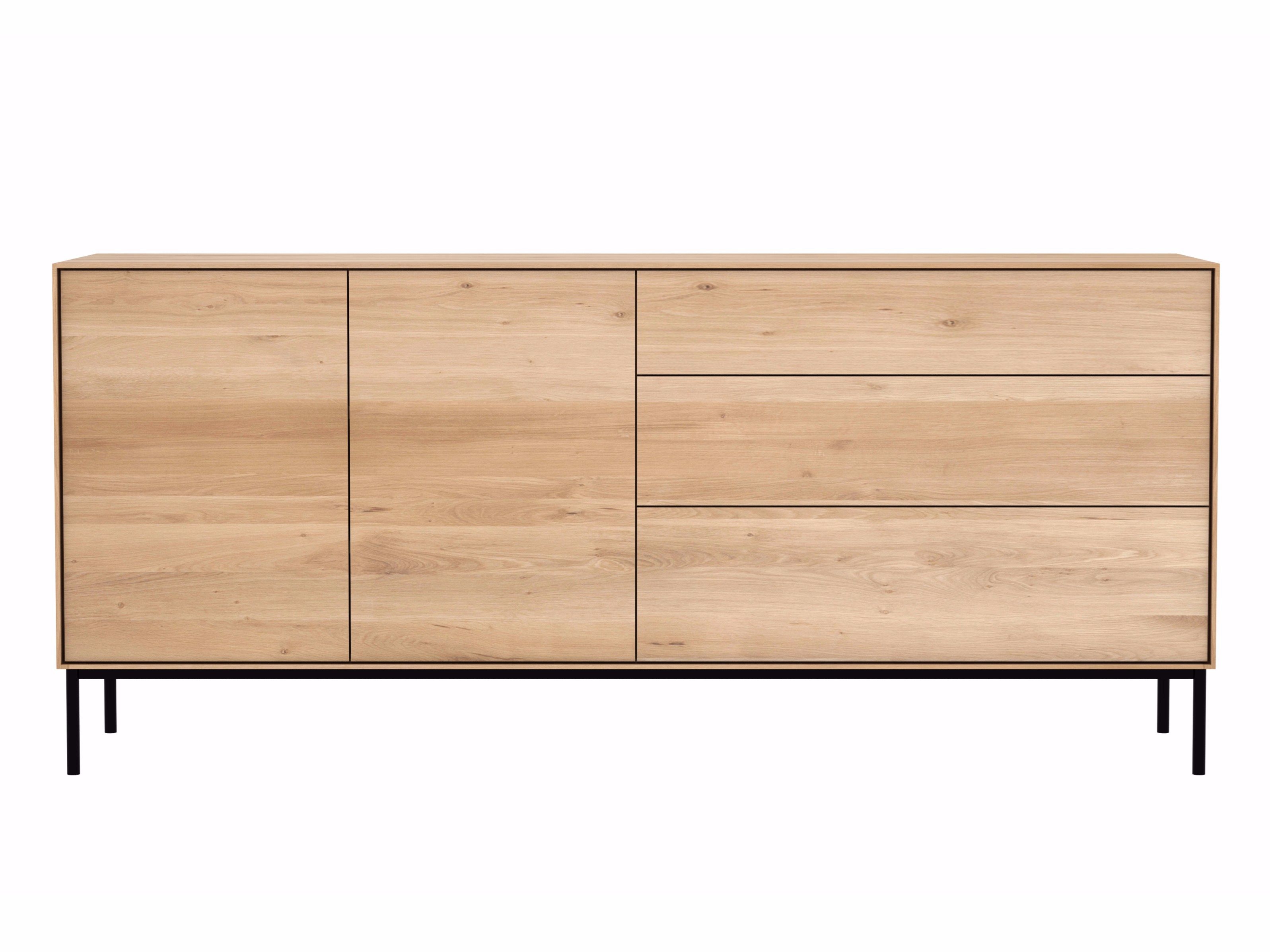 Шкаф из дуба с распашными дверцами и ящиками Ethnicraft Whitebird ARCH-00032779