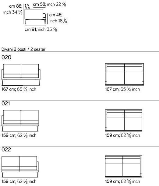 AMURA 3-х местный кожаный диван Segno Am008.0296 - Вид №2