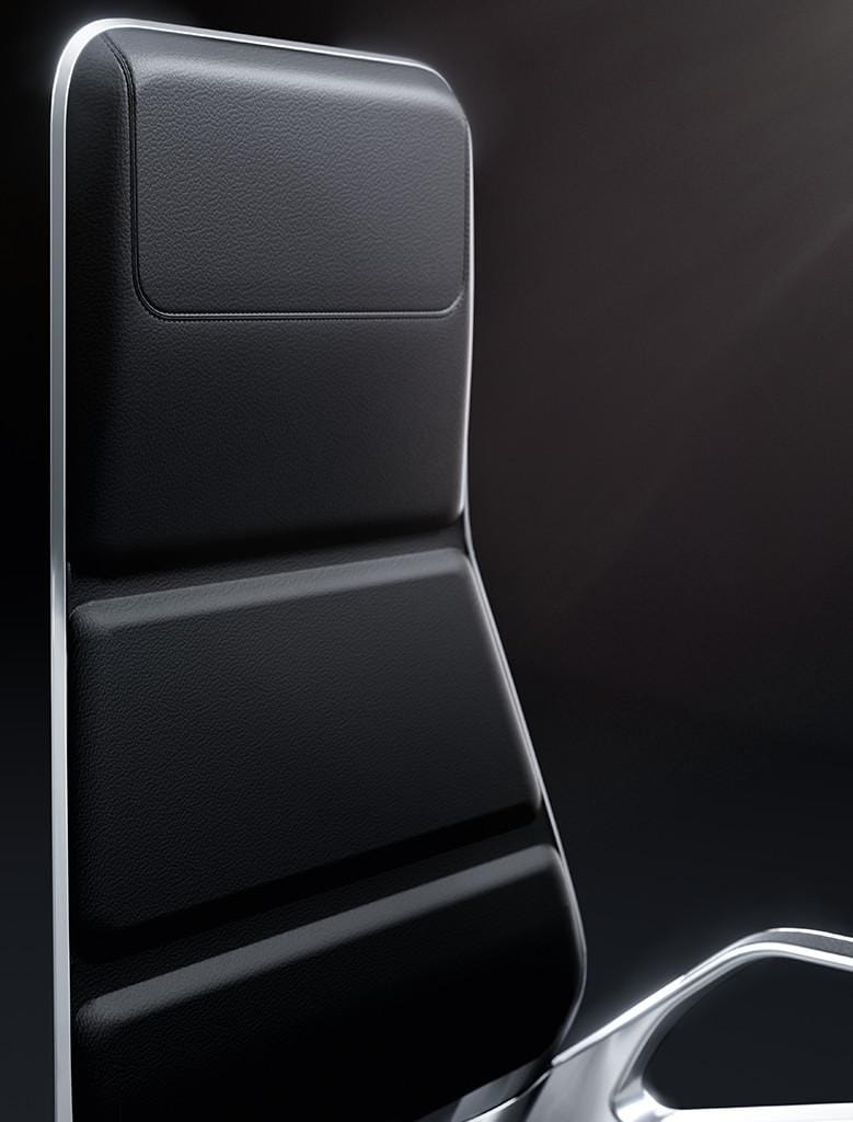 5-спицевое кожаное вращающееся офисное кресло König Neurath AURAY ARCH-00097992 - Вид №9