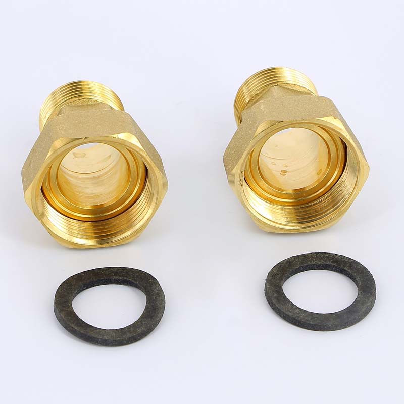 Разъемные соединения для водосчетчиков пломбируемые (2 шт) TIEMME 1" х 3/4" 1500042 - Вид №1